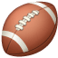 Amerikansk fodbold-emoji U+1F3C8