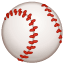 Baseball emoji U+26BE