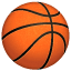 Orange bold-emoji U+1F3C0