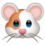 Emoji med hamsteransigt U+1F439