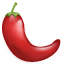 Emoji med rød chili U+1F336