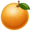 Mandarin-emoji på Whatsapp U+1F34A