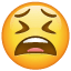 Smiley er træt af Whatsapp U+1F62B