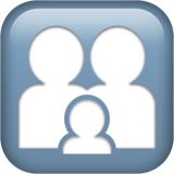 familie: voksen, voksen, barn