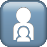 familie: voksen, barn