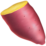 Sød kartoffel-smiley på Whatsapp