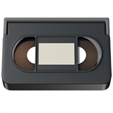 Videokassette-emoji
