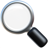 forstørrelsesglas til venstre