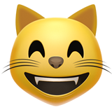 Sjov katteansigt-emoji