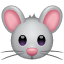 Musen emoji U+1F42D Musen emoji U+1F42D
