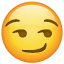 Smilende/humoristisk ansigt U+1F60F Smilende/humoristisk ansigt U+1F60F